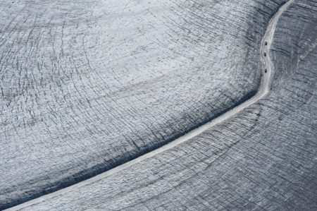 Knipple Glacier haulroad to Brucejack Mine. Transboundary Mines, 2017