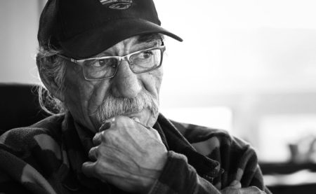 Roy Ladouceur, an Athabasca Chipewyan First Nation elder.