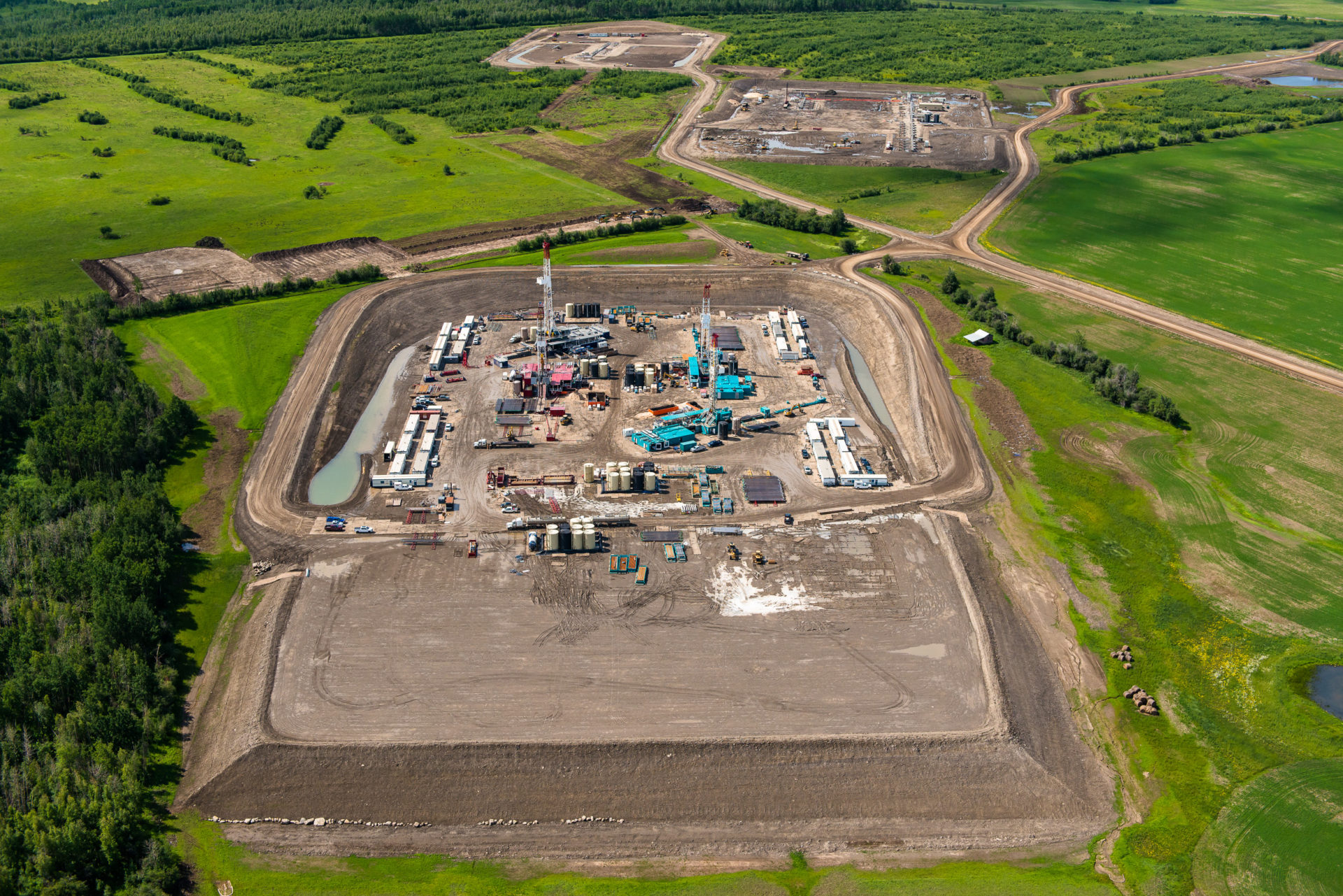 Oil and Gas Development. Farmington Area.