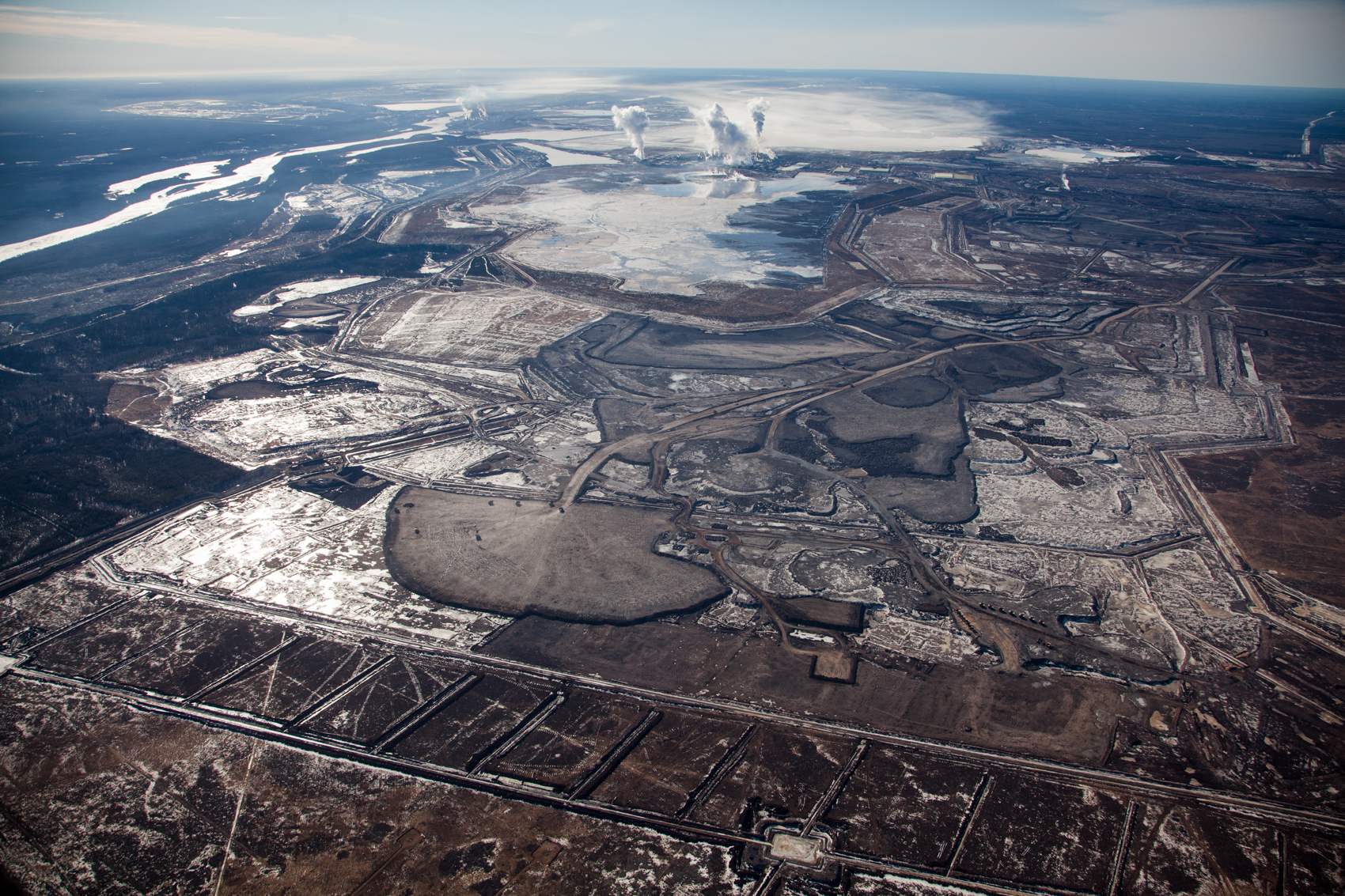 Alex MacLean Oilsands 6 Syncrude Mildred Lake Mining Site