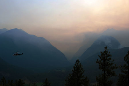 BC Wildfire smoke 2009