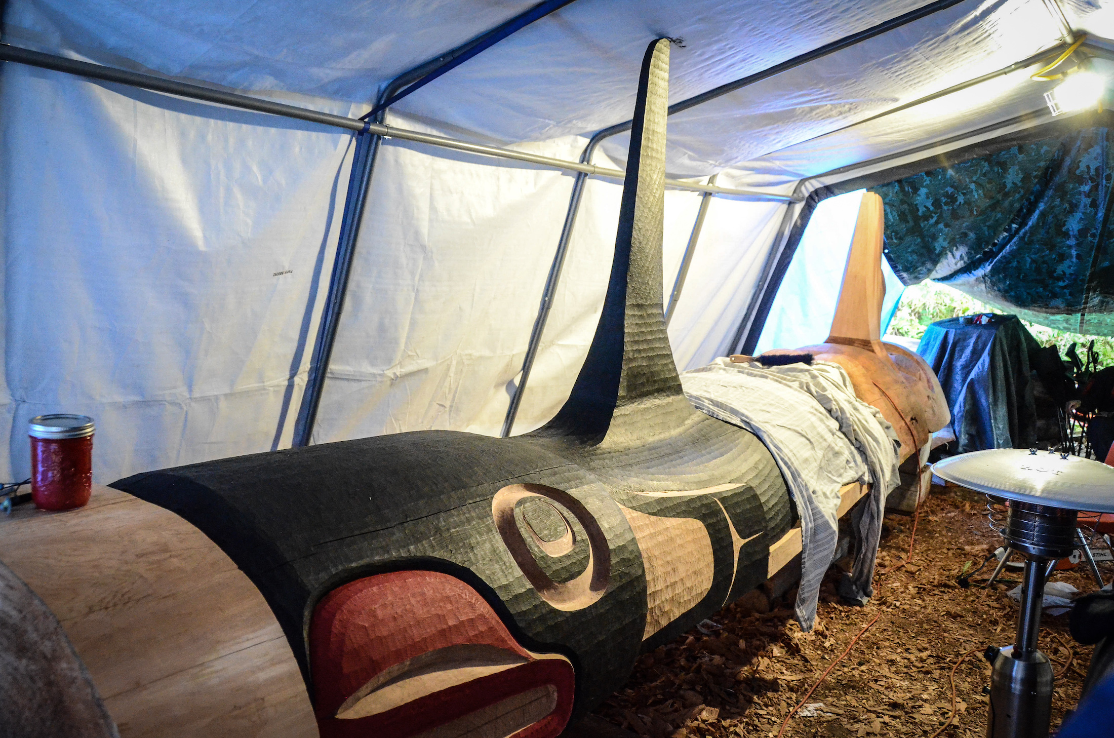 Heiltsuk big house post