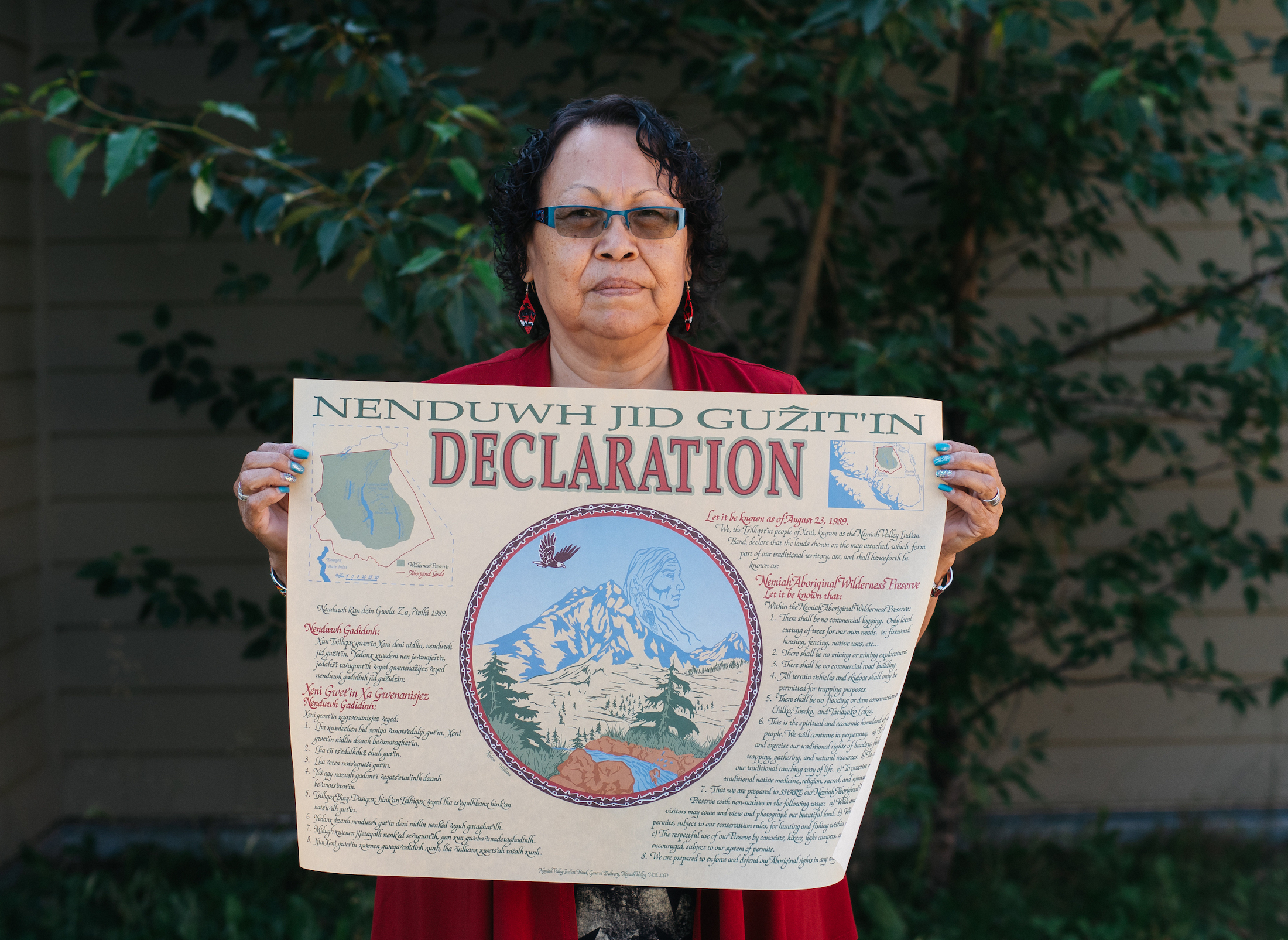 Annie Williams Xeni Gwet'in Nemiah Declaration of 1988; Tsilhqot’in Nation