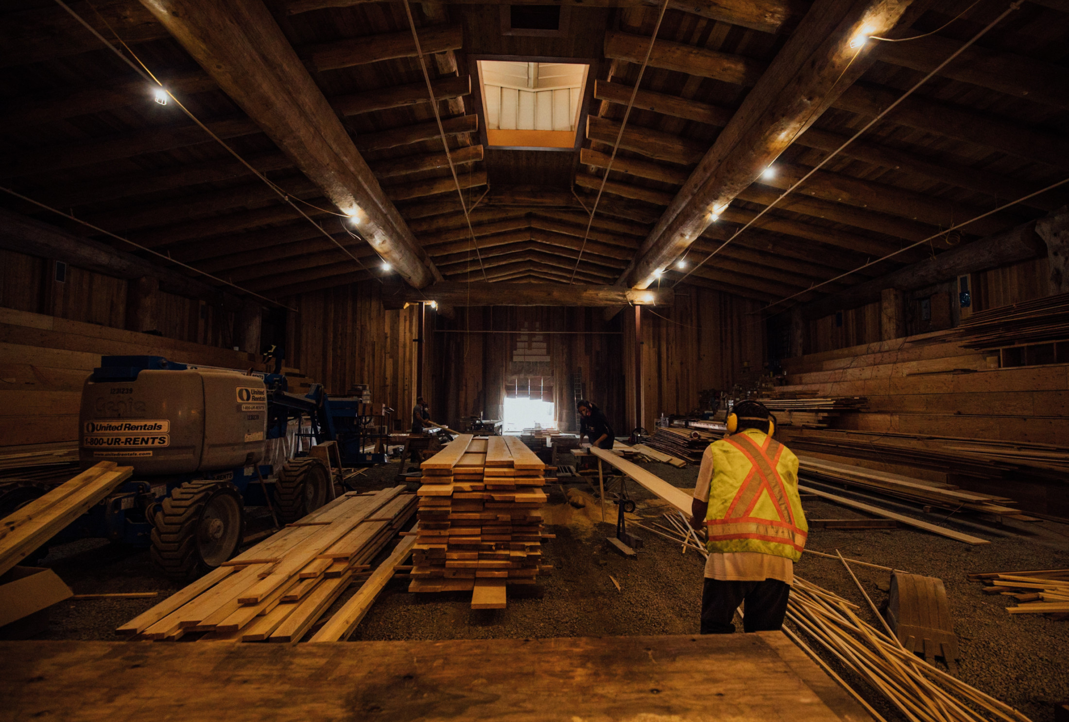 Heiltsuk big house construction