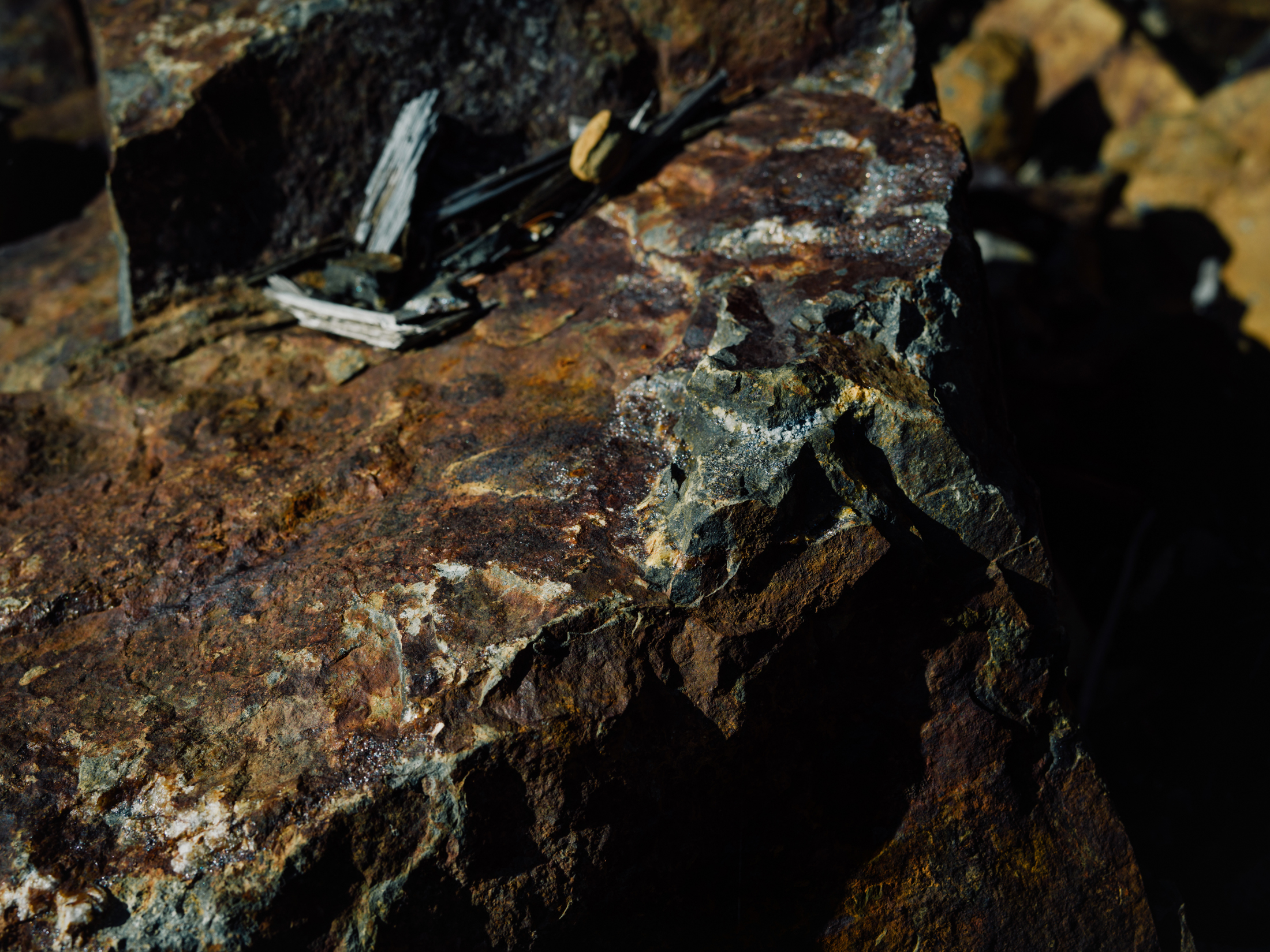 Mount Washington mine Copper ore 'salts'