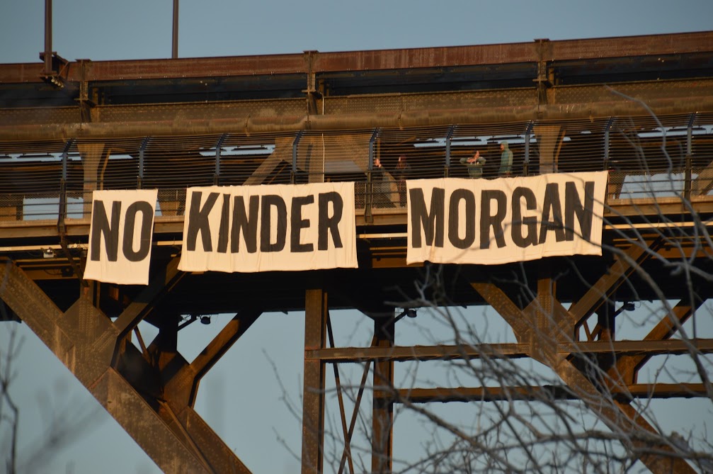 climate justice Edmonton Alberta direct action Trans Mountain Pipeline Expansion activism