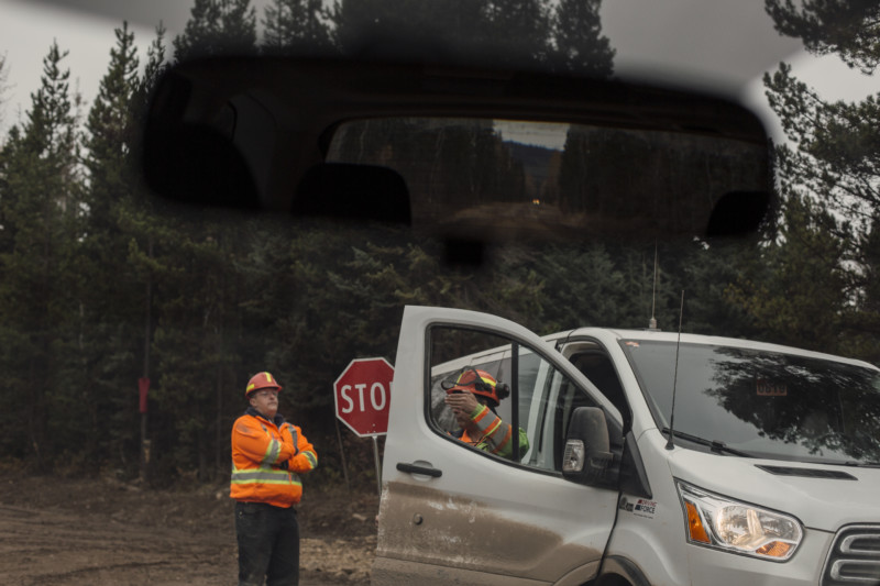 Coastal GasLink pipeline workers Houston BC