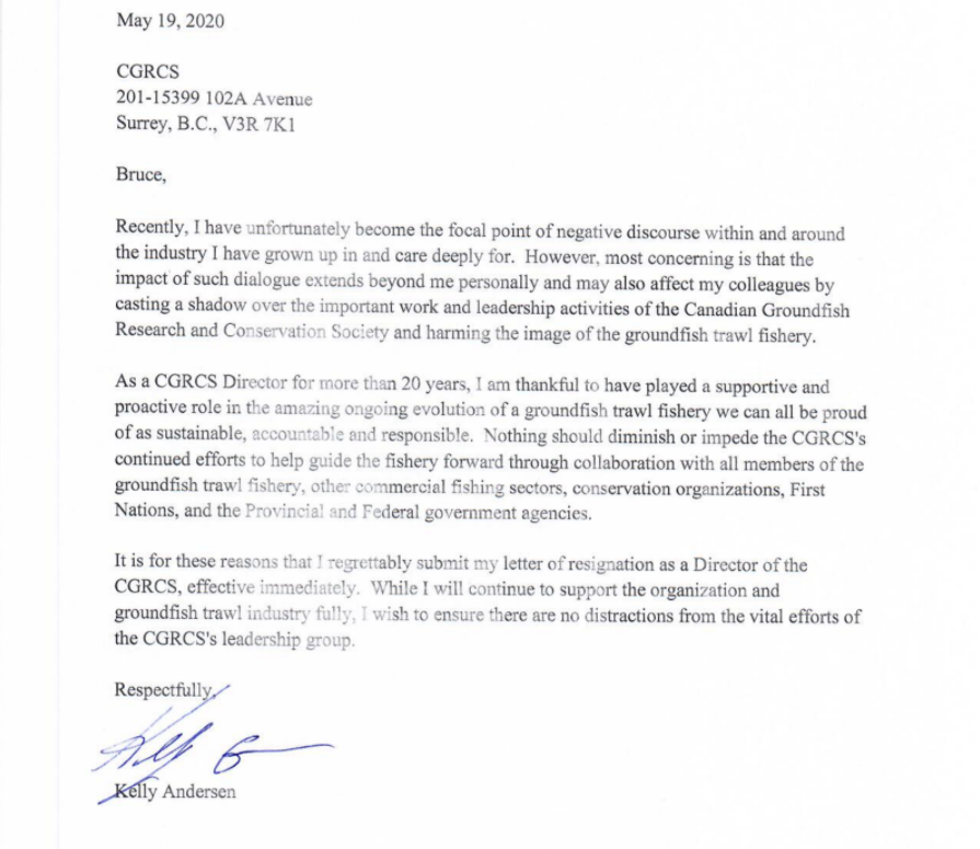 Fisheries society director resigns after allegations of abuse from
