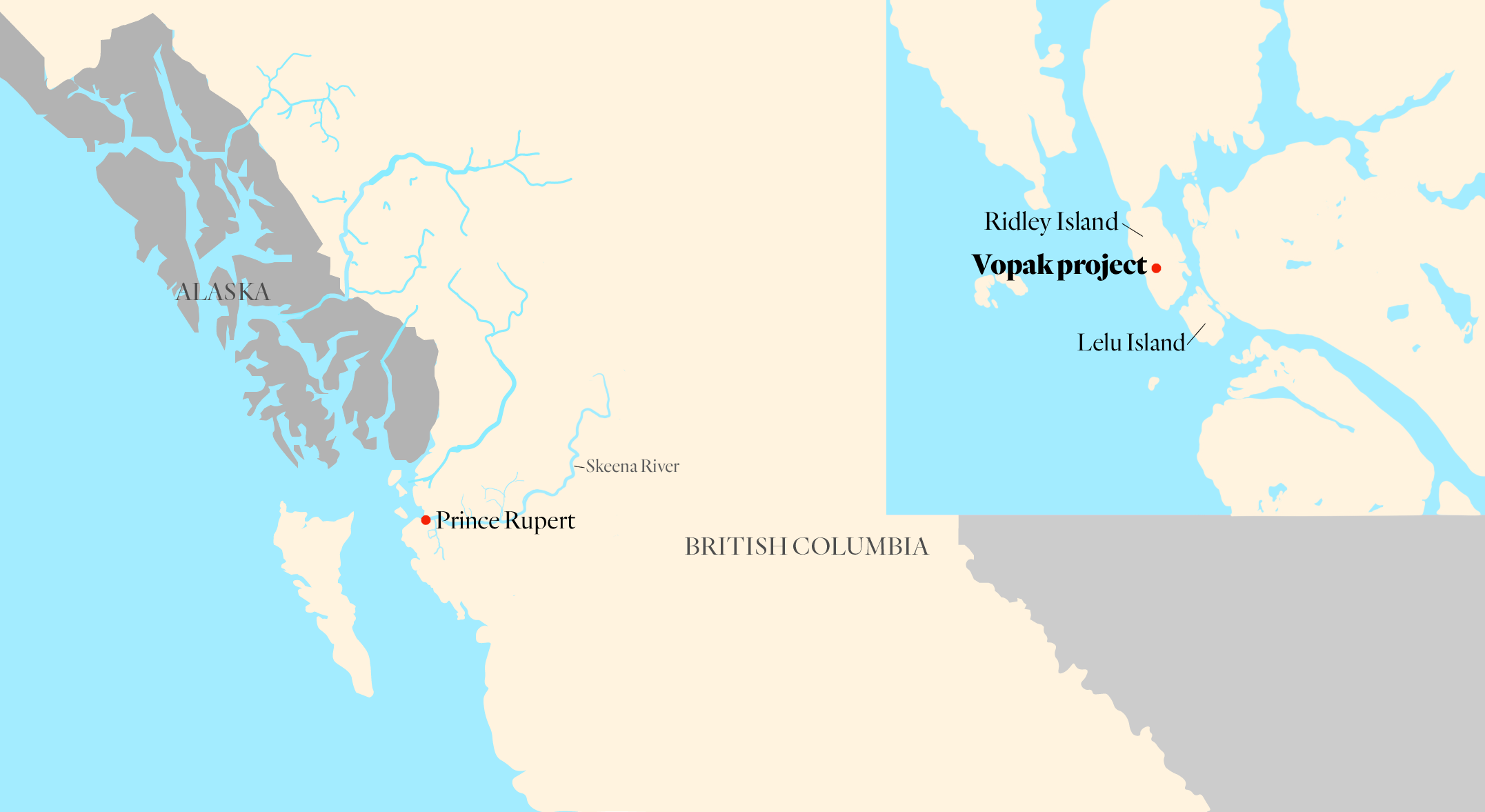 Vopak Project Location Map The Narwhal