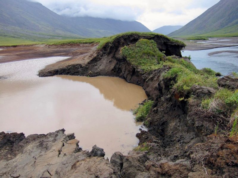 Permafrost thaw precipitation Yukon Alaska