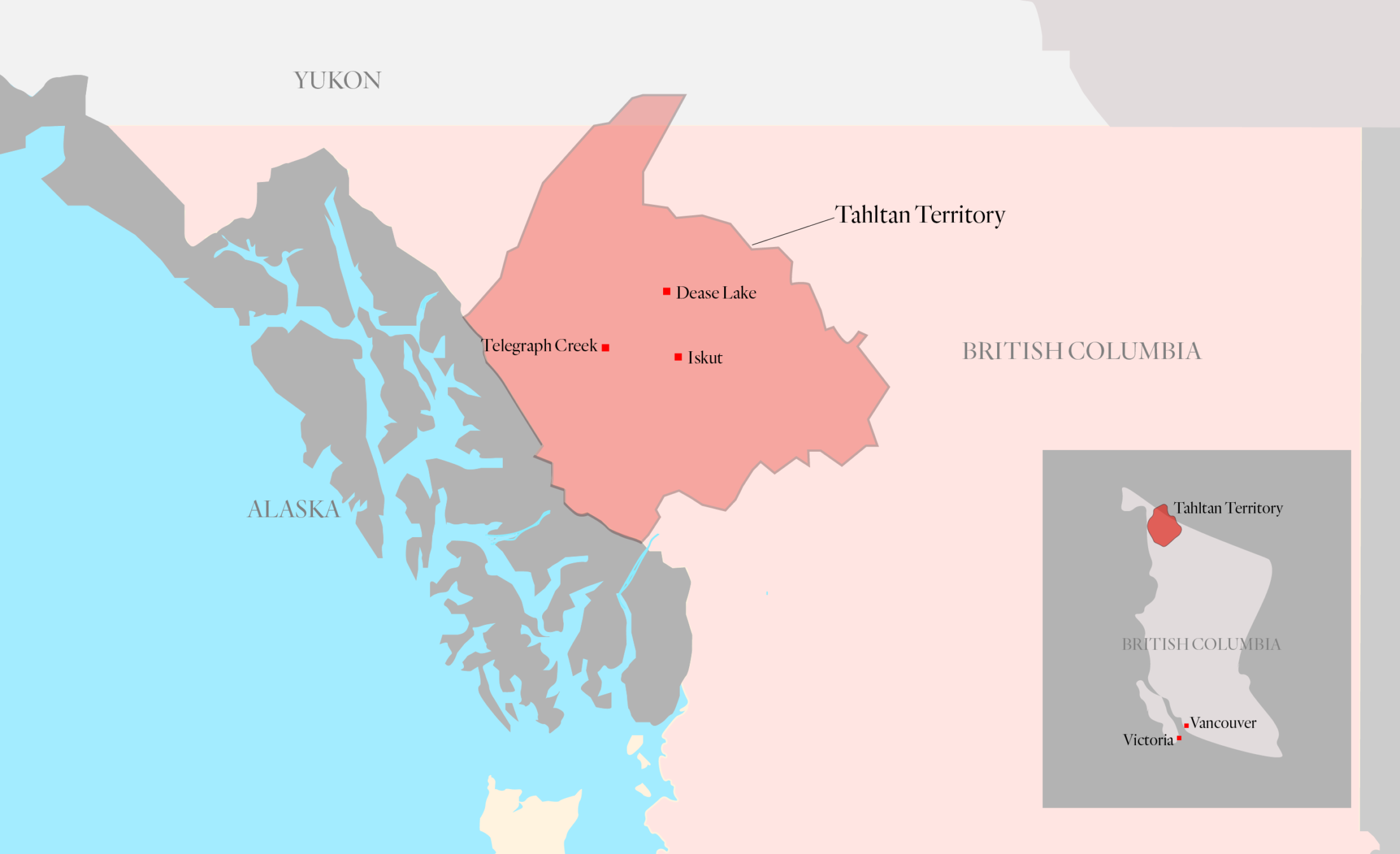 Tahltan Territory Map B.C. The Narwhal