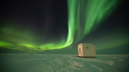 Northern lights Great Bear Lake