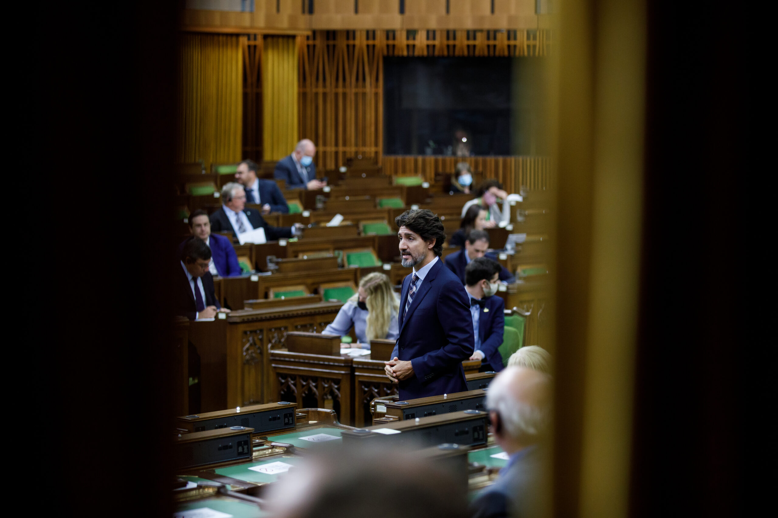 trudeau speaks in house of commons