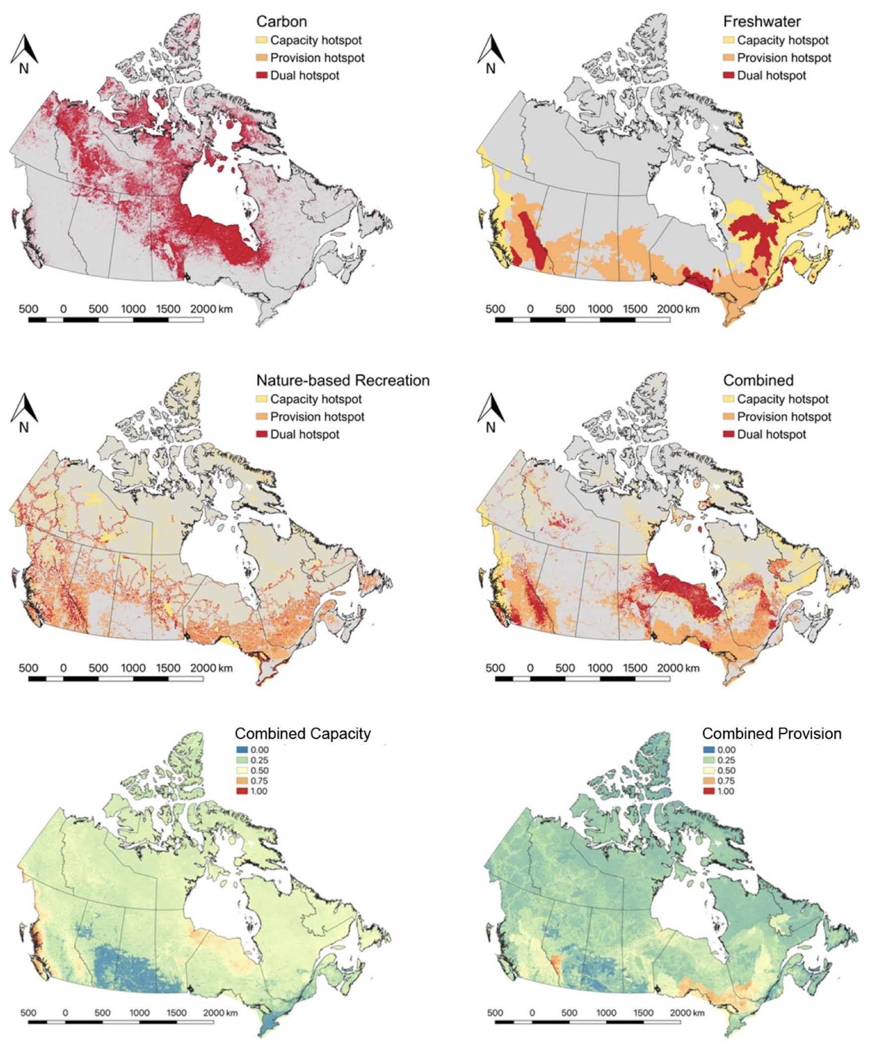 Canada Conservation Hotspots Map