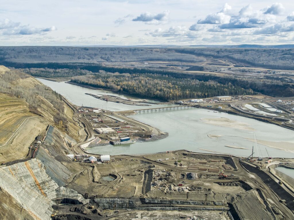 Site C dam construction fall 2020 Jayce Hawkins