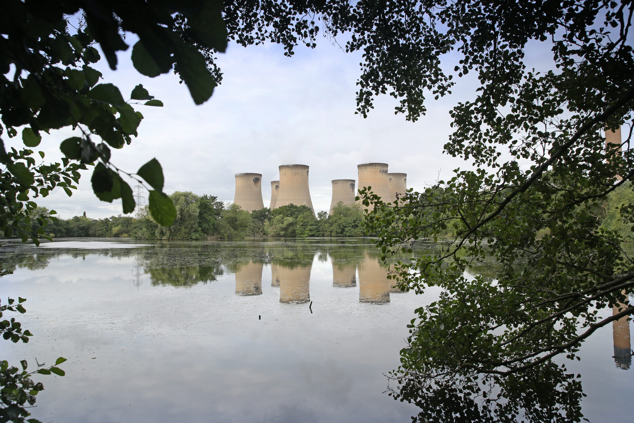 A view of the Drax power-plant in Yorkshire