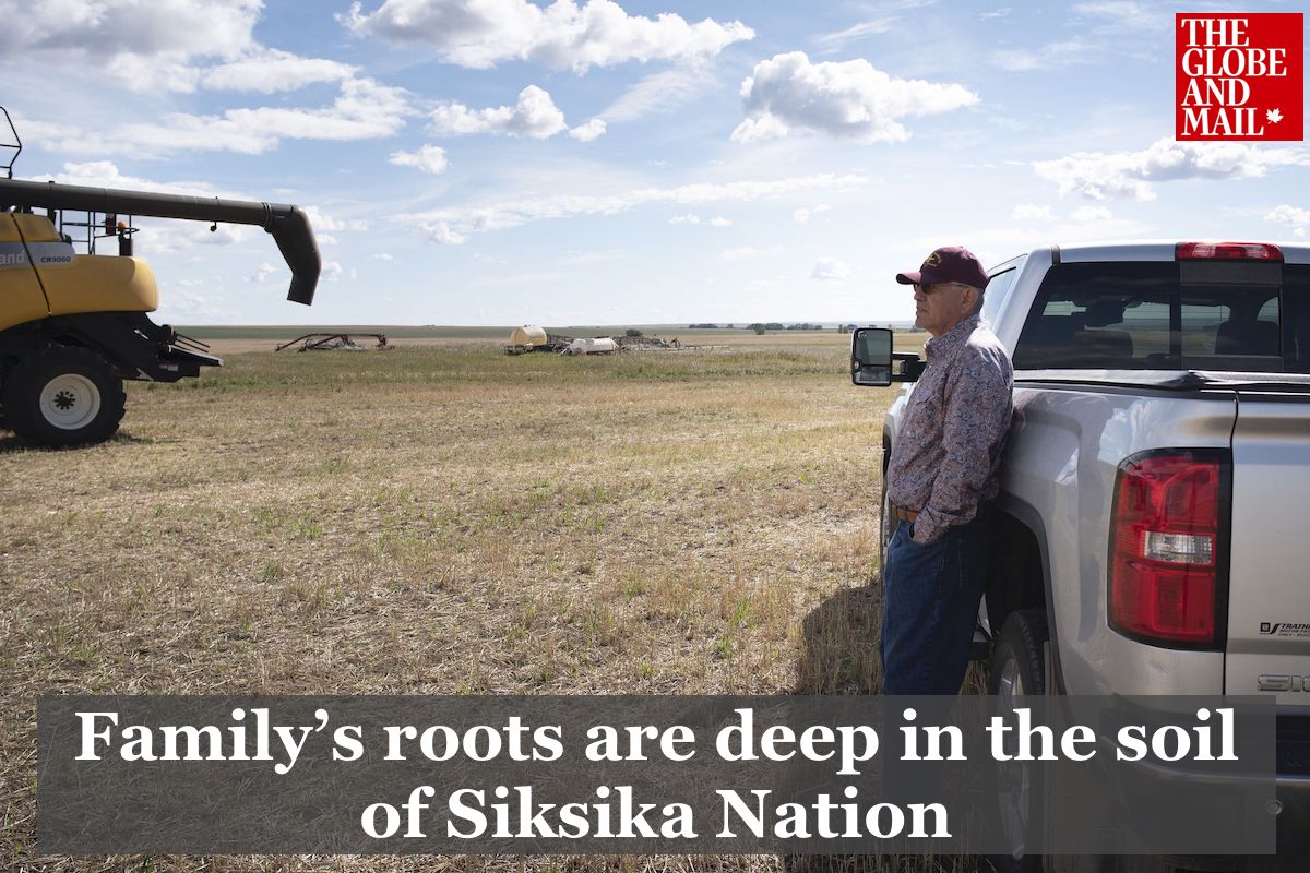 Family’s roots are deep in the soil of Siksika Nation