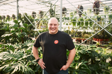 Carl Meyer in Ottawa, Ontario at Robert Plant greenhouse on January 14th 2022.