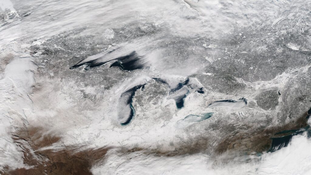 Great Lakes, ice loss, winter, climate change