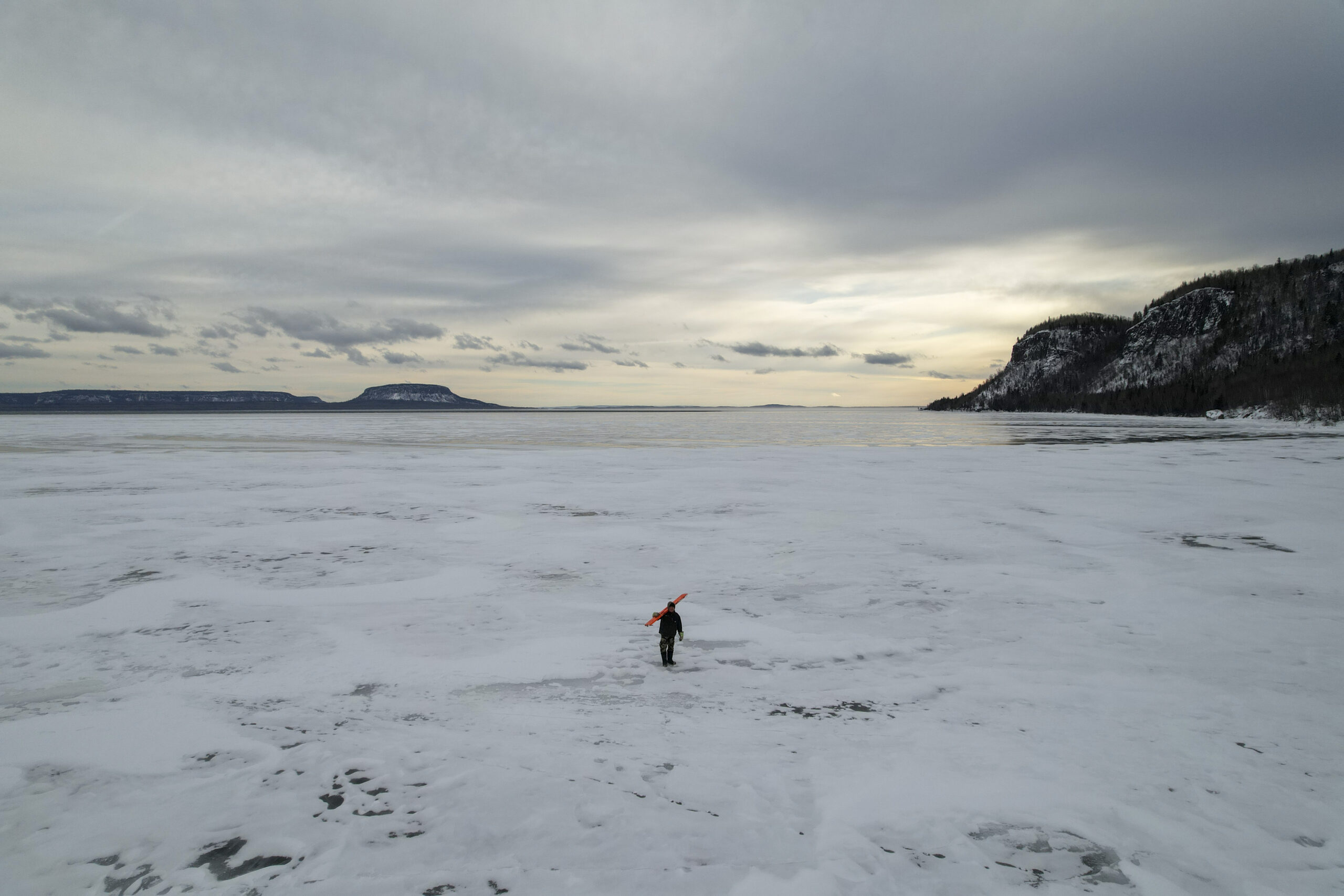 Phillip Solomon, an Anishinaabe fisherman on Gitchigumi (Lake Superior)