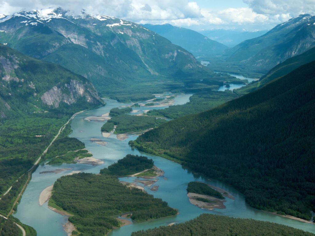 The Morrison mine proposal was rejected twice based on impacts to the Skeena watershed, pictured here.