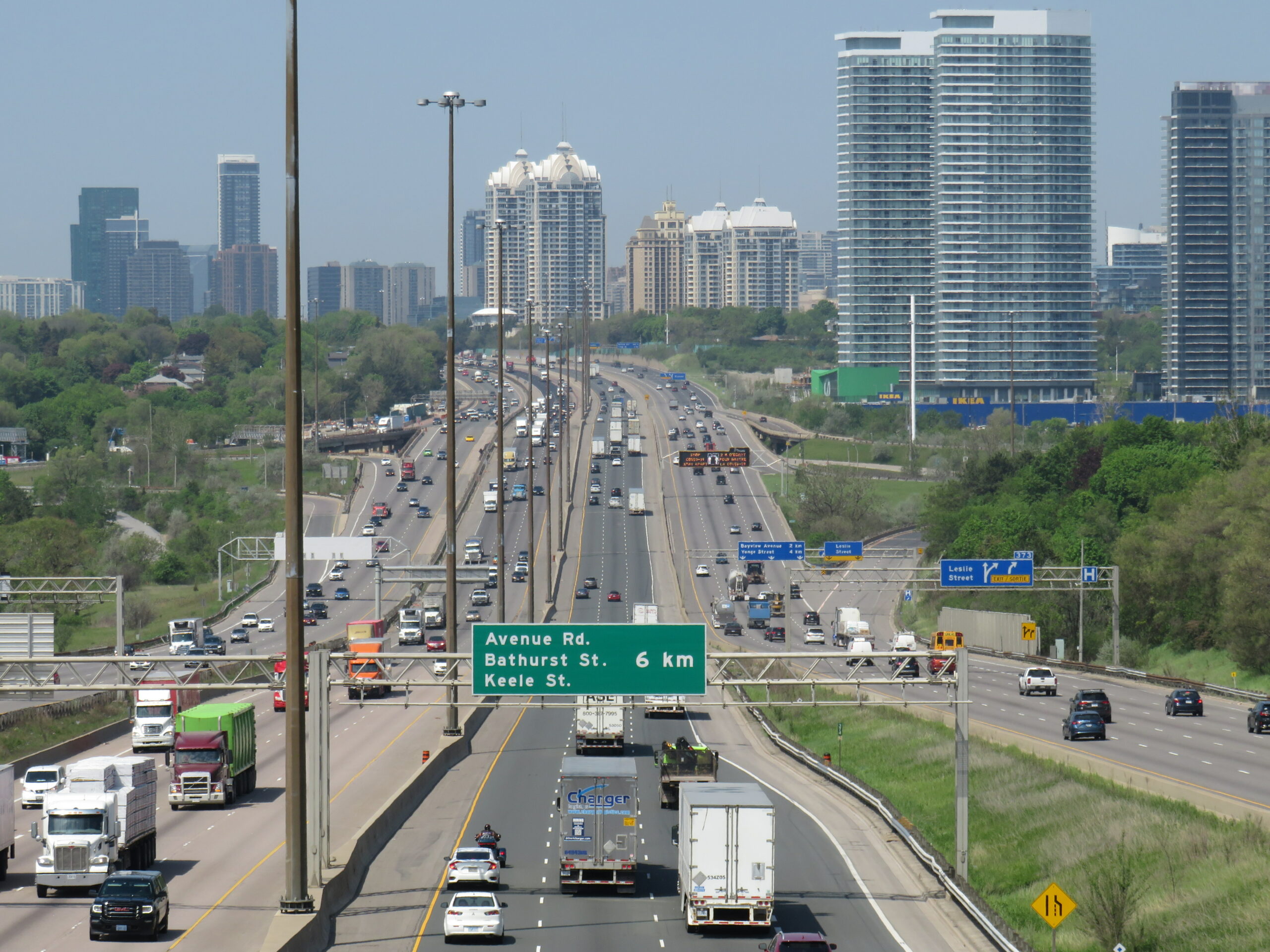 Ontario highway traffic