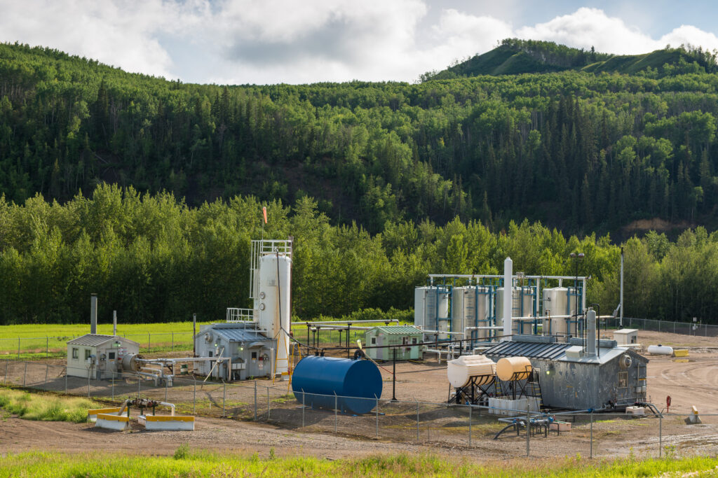 Oil and gas infrastructure in the Blueberry River First Nations territory
