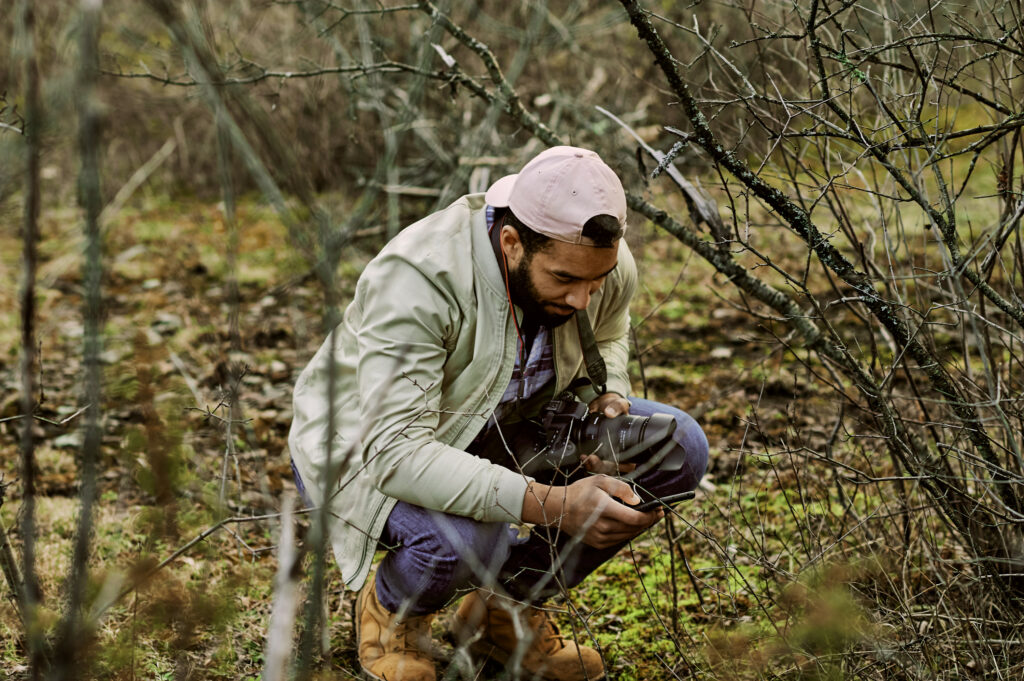 Peter Soroye at Mud Lake in Ontario.
