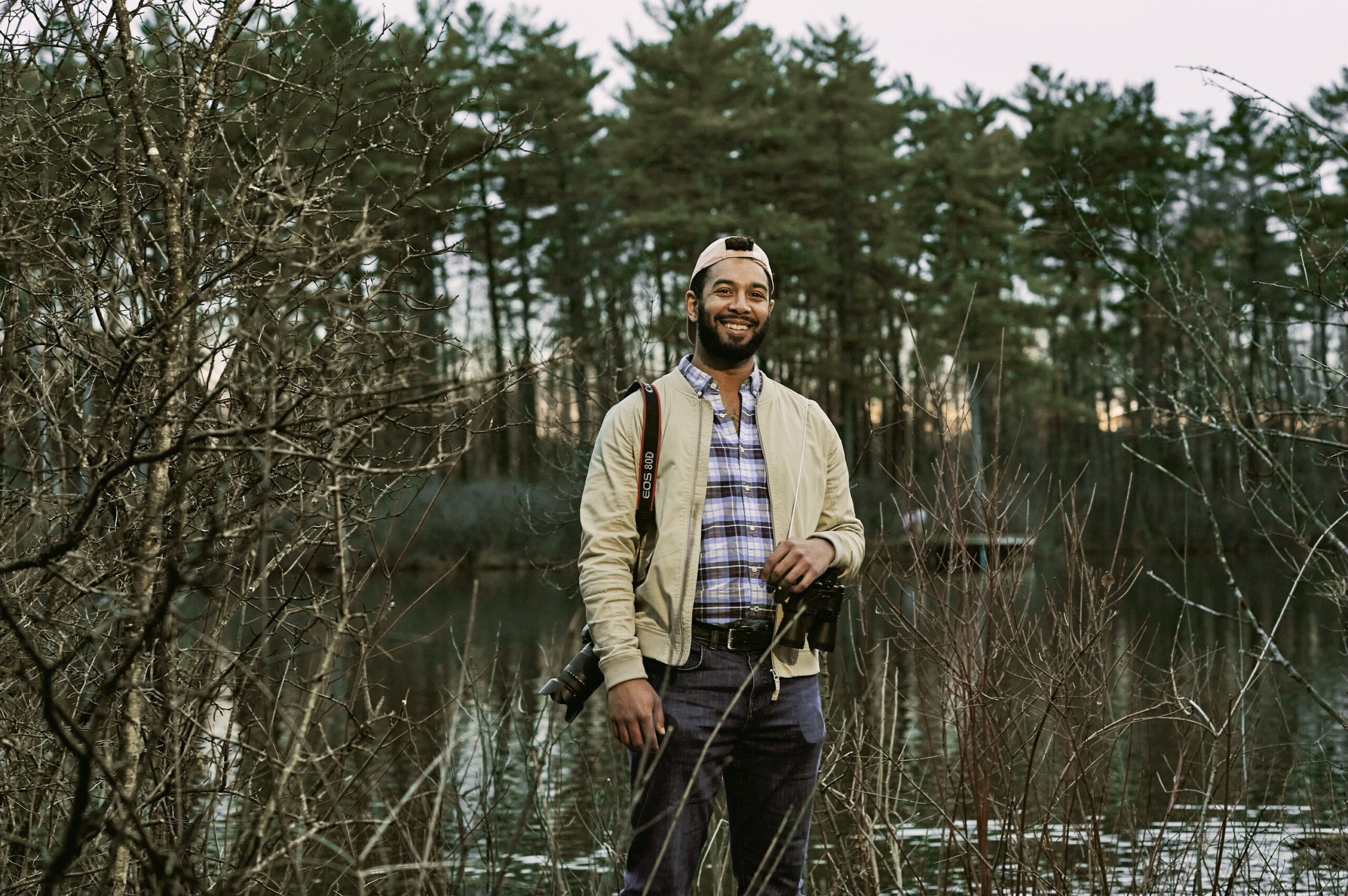 Peter Soroye at Mud Lake in Ontario