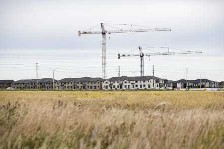 Housing development outside of Milton, Ont.