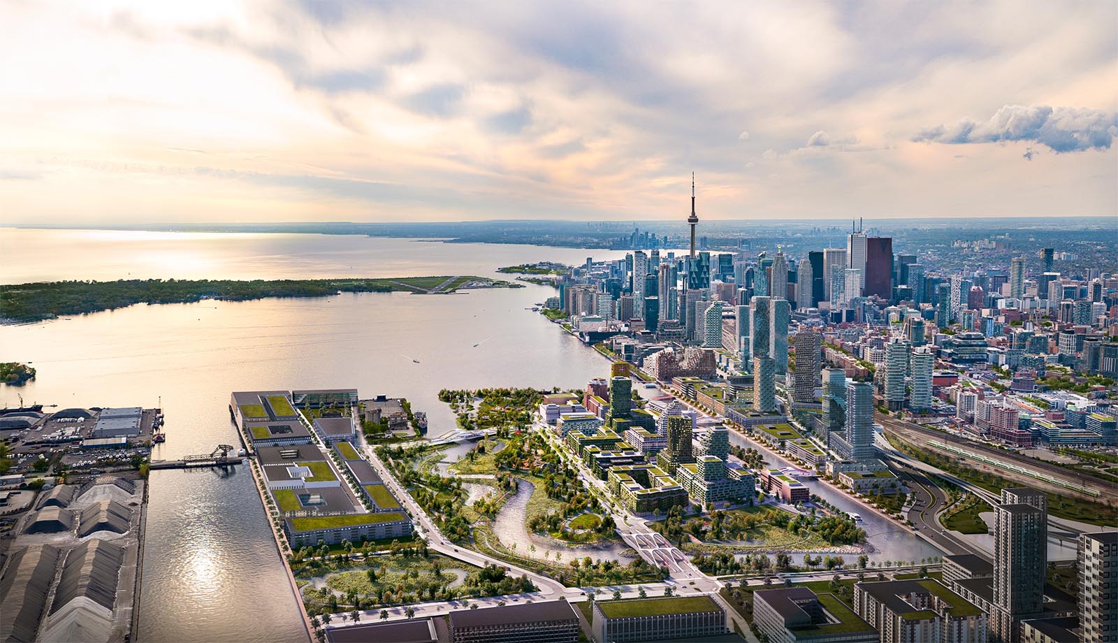 A rendering of what Villiers Island in Toronto should look like when fully completed. Illustration: Waterfront Toronto.