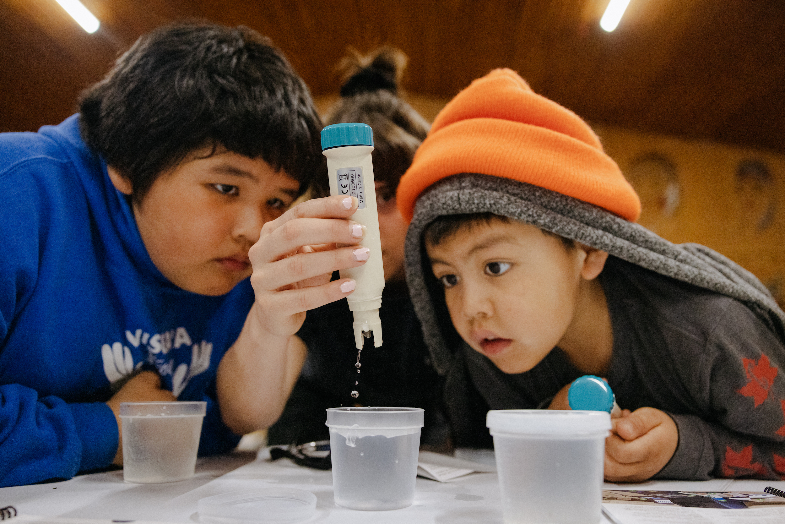Water testing with Nisga'a youth