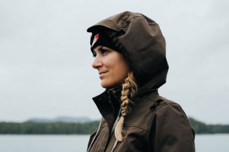 Photo of Emma Glichrist in a toque and hood