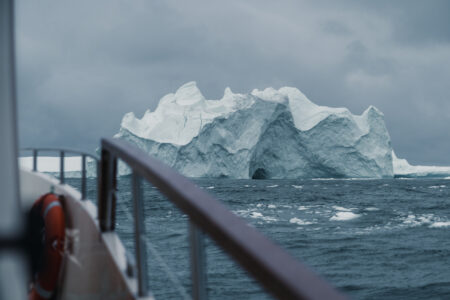 Image of an iceberg in Greenland