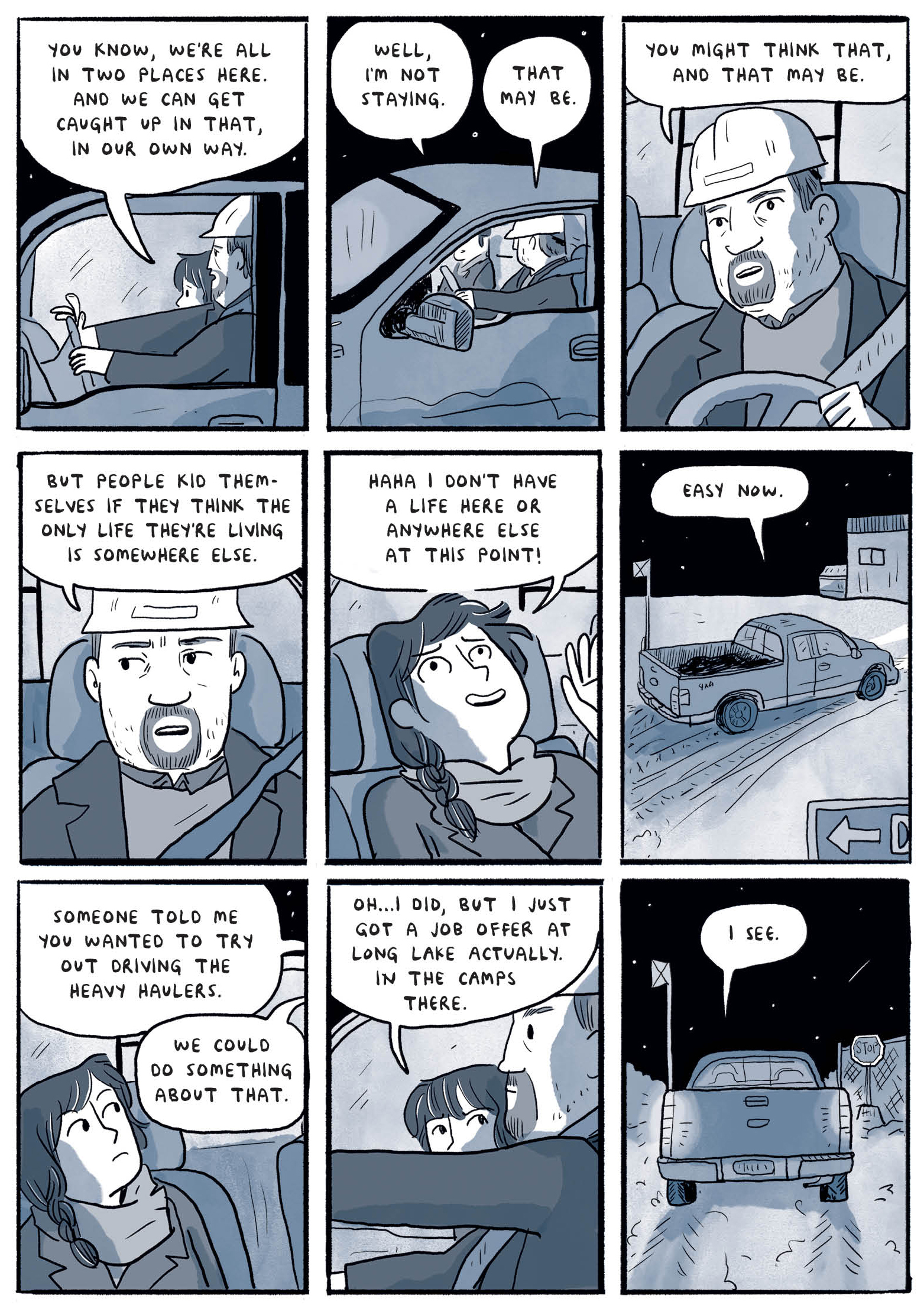 Excerpt from "Ducks: Two Years in the Oil Sands" by Kate Beaton