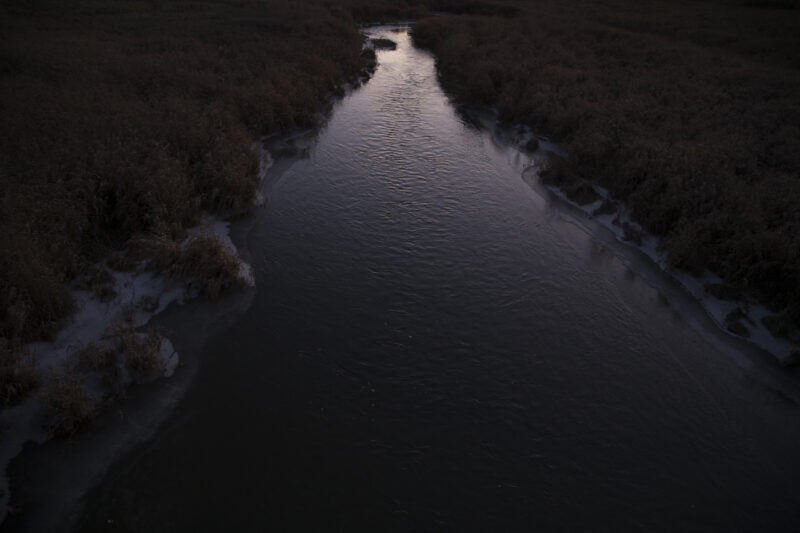 The Grand River on Six Nations of the Grand River territory.