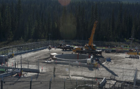 Coastal GasLink drill pad