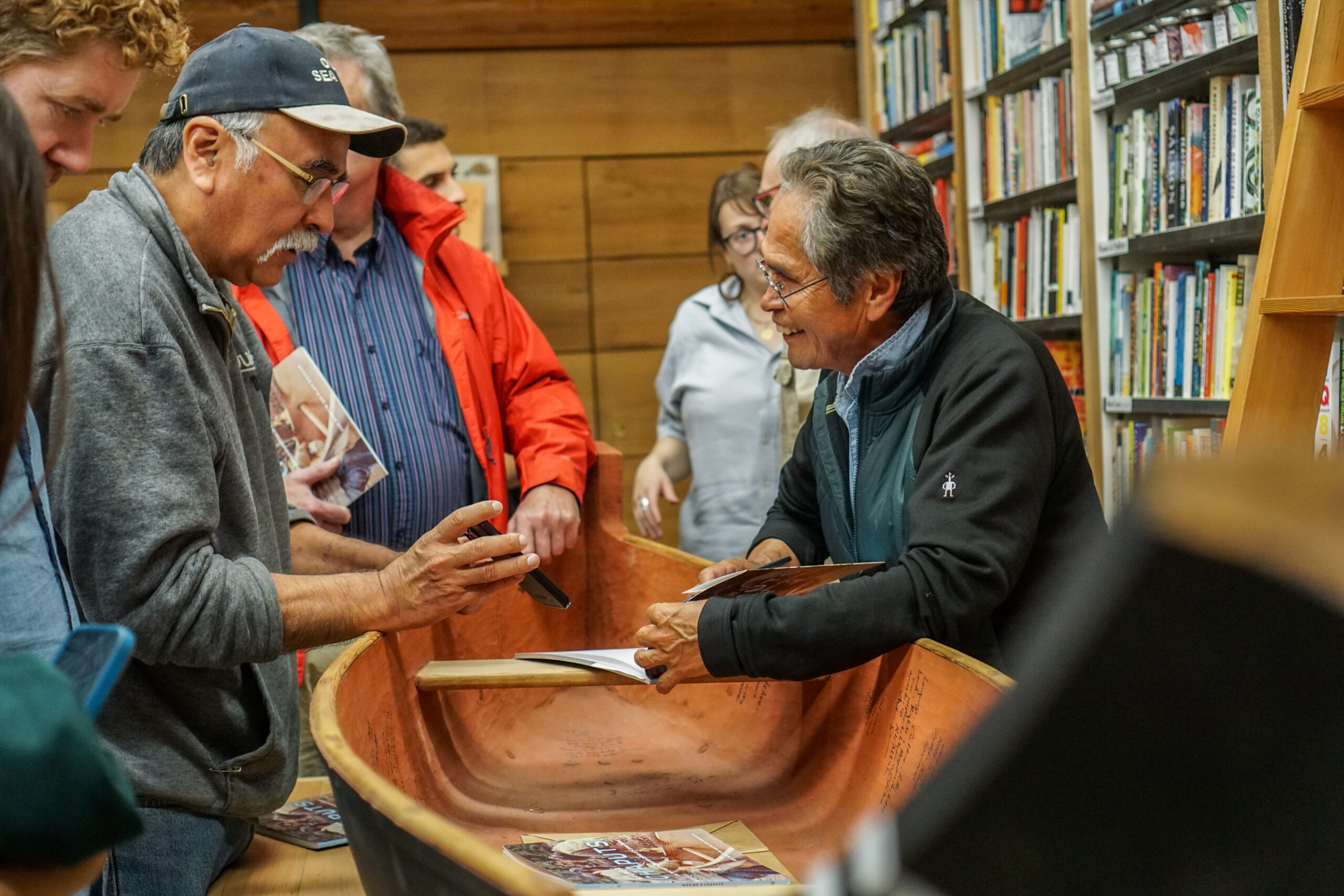 Joe Martin talked about his book and signed copies with co-author Alan Hoover at the Vacouver bookstore Upstart & Crow in Vancouver, B.C., in September 2022.