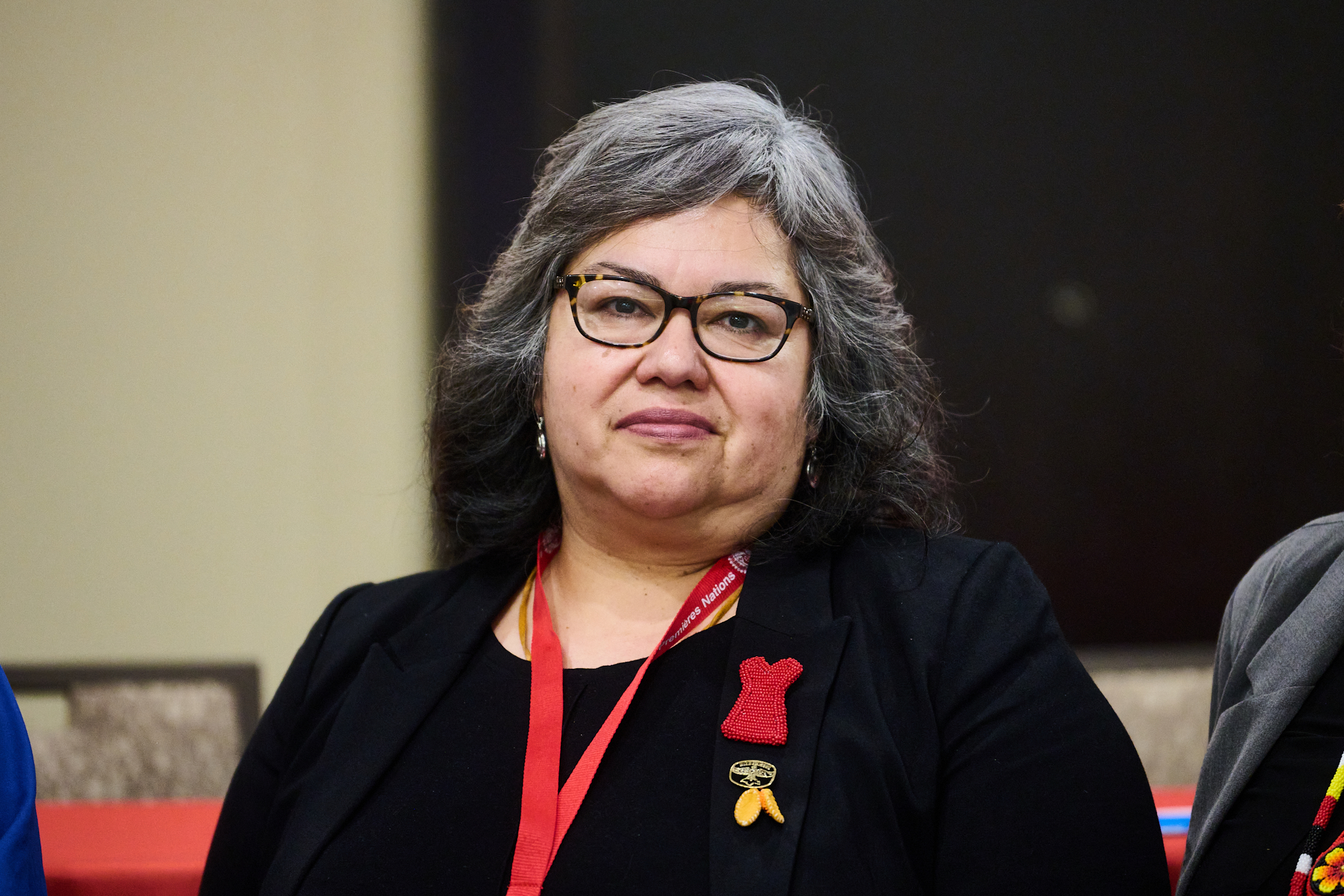 Chief Rachel Manitowabi, Ogimaa Kwe for Wiikwemkoong Unceded Territory. The chiefs want Ontario's Bill 23 repealed because of a lack of Indigenous consultation.