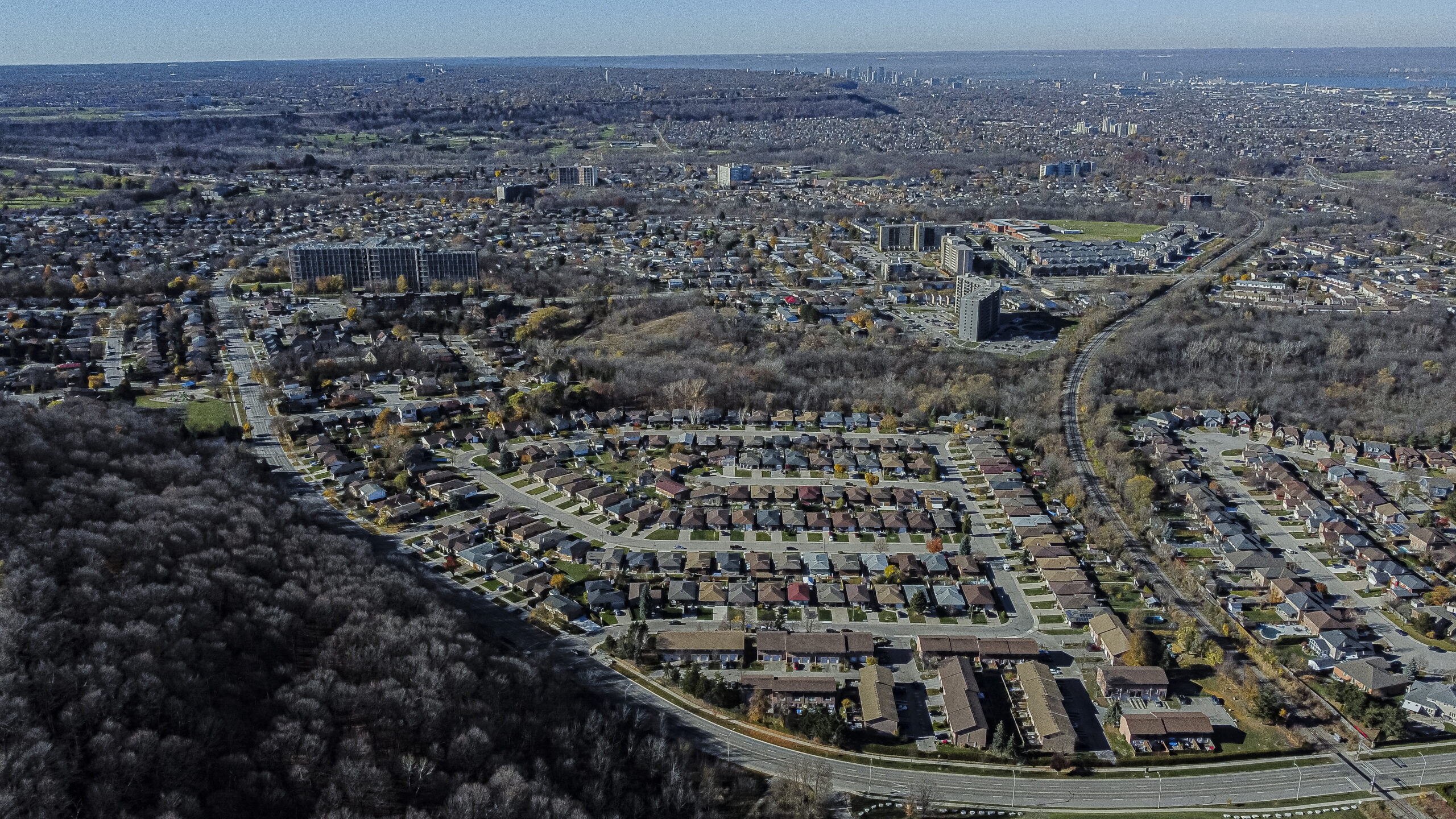 Conservation authorities: Aerial image of urban sprawl