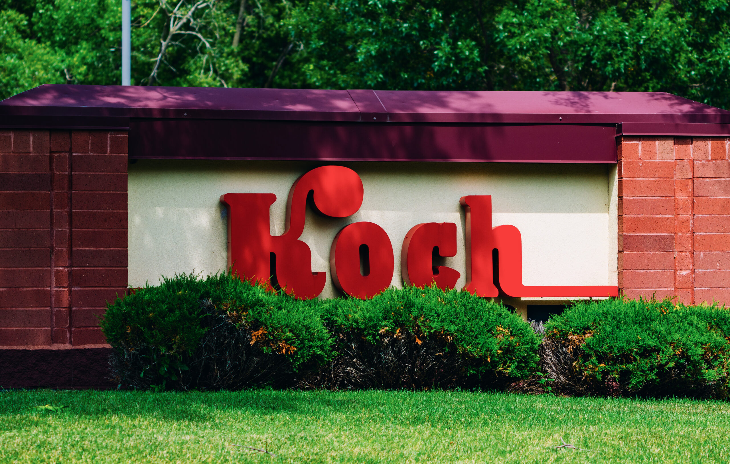 Koch Industires sign on a building