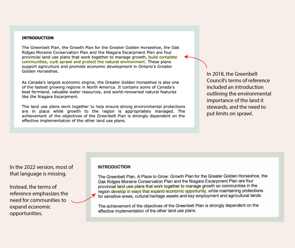 Ontario muzzled its Greenbelt Council: documents | The Narwhal