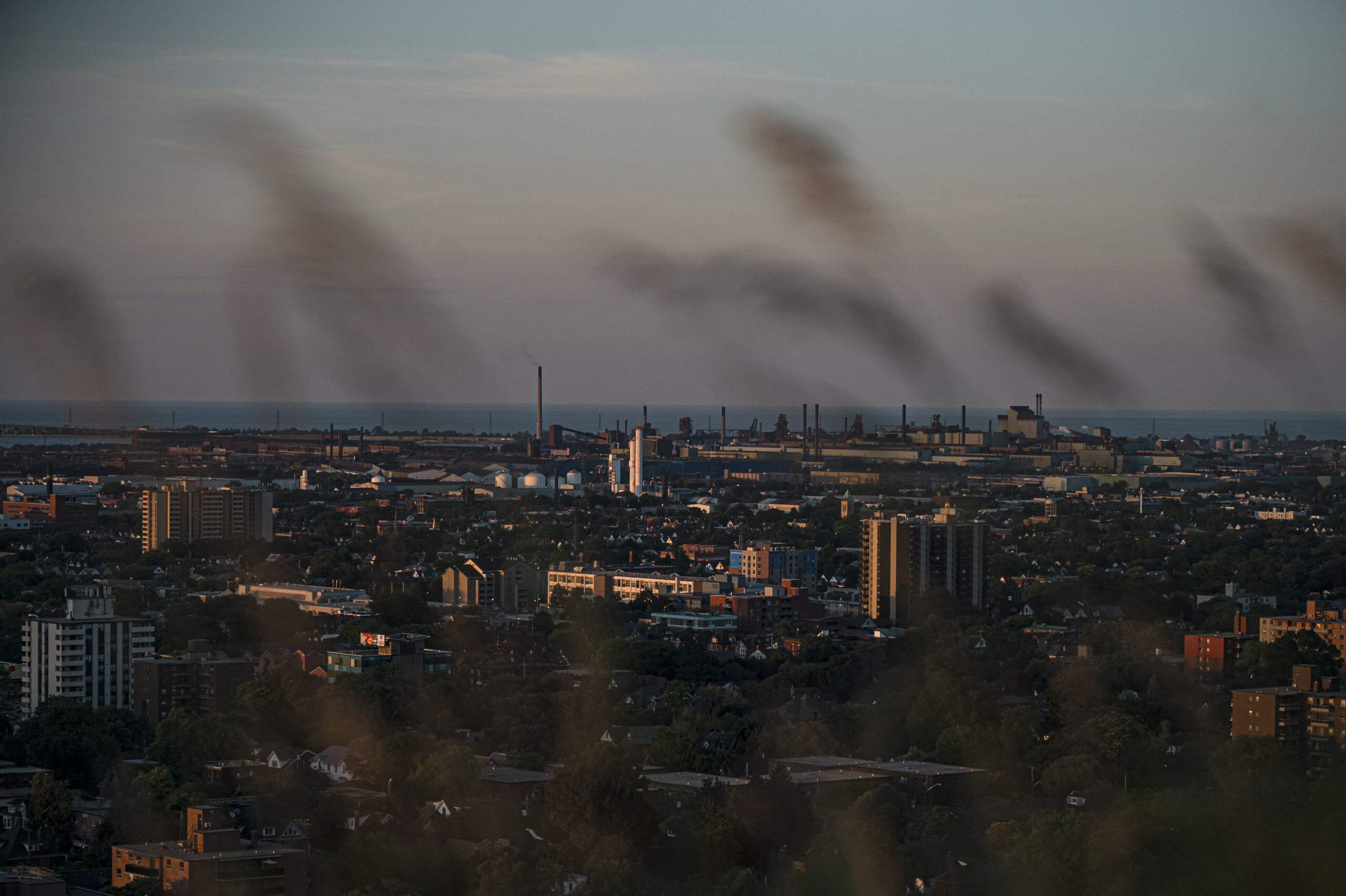 Steel factories in Hamilton, Ont., on Friday, June 24, 2022.(Christopher Katsarov Luna/The Narwhal)