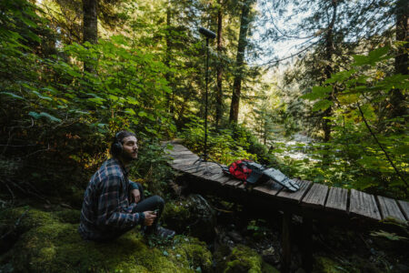 Composer and musician Jonathan Kawchuk surveys the soundscape of Vancouver Island’s Carmanah-Walbran provincial park.