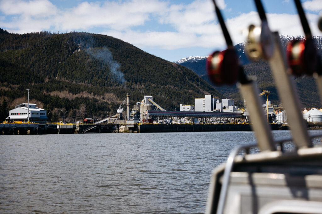 Rio Tinto's dock at its Kitimat smelter