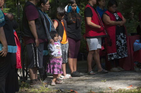 Gitanyow community members celebrate protection of vital salmon habitat in 2023