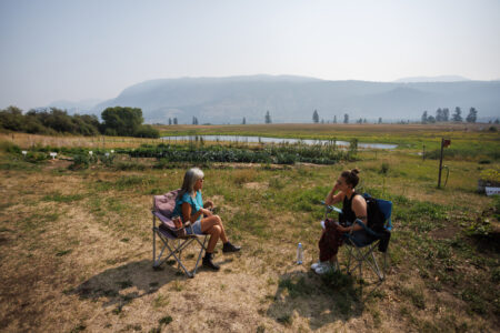 Dawn Morrison, rounder and research curator at the Working Group on Indigenous Food Sovereignty, speaks with Narwhal reporter Steph Wood about the impacts of this summer’s wildfires at the Cwelcwelt Kuk (We Are Well) Garden in the Neskonlith Secwepemc community east of Kamloops, B.C.
