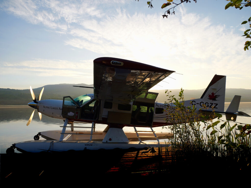 Floatplane on Tyhee Lake, Telkwa B.C.