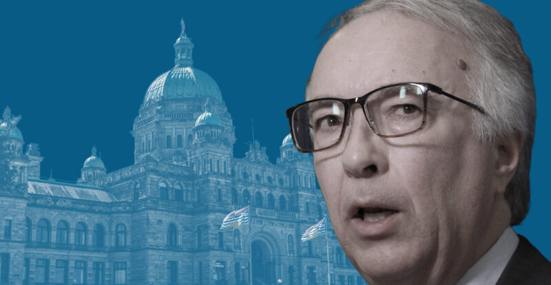 an illustration of BC Conservative leader John Rustad