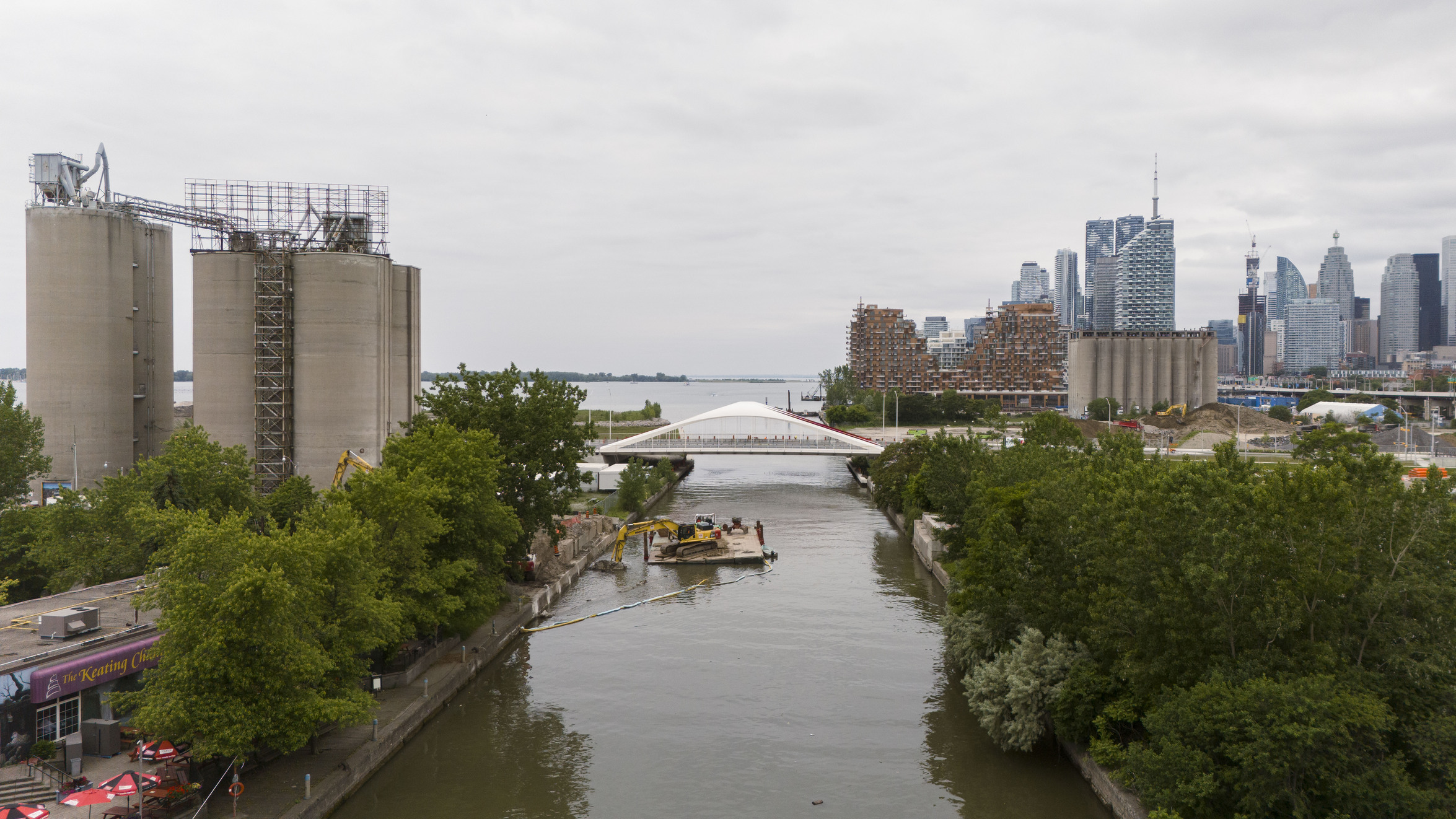 Green* Economy: The Keating Channel in Toronto where it meets Lake Ontario